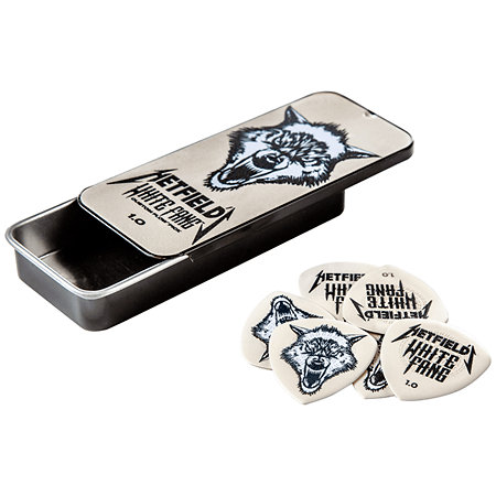 Dunlop PH122T100 Hetfield's White Fang 1 mm Boîte de 6