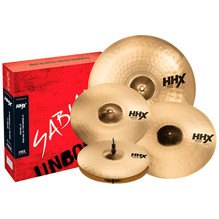Sabian 15005XTMB HHX Performance Set Brillant 14'' - 16'' - 21'' + Crash 18"