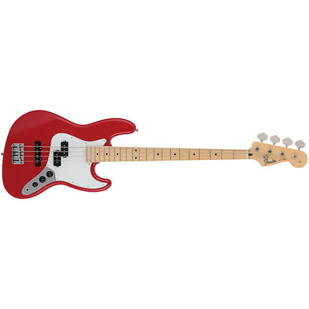 Japan Hybrid II Jazz Bass PJ MN 2024 Modena Red + Housse Fender