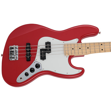 Japan Hybrid II Jazz Bass PJ MN 2024 Modena Red + Housse Fender
