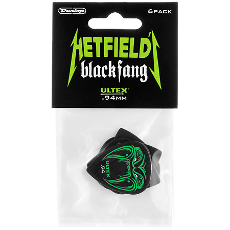 PH112P94 Ultex Hetfield's Black Fang 0,94 mm Sachet de 6 Dunlop