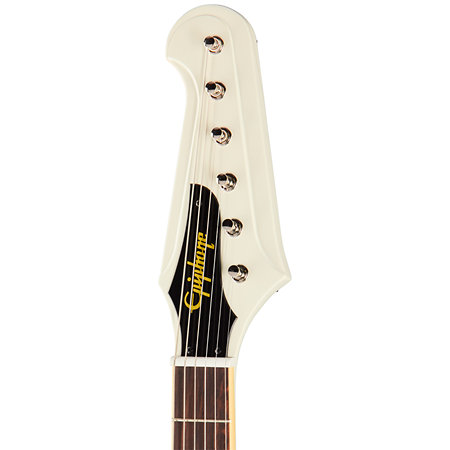 Epiphone 1963 Firebird V Maestro Vibrola Reissue Polaris White + Etui