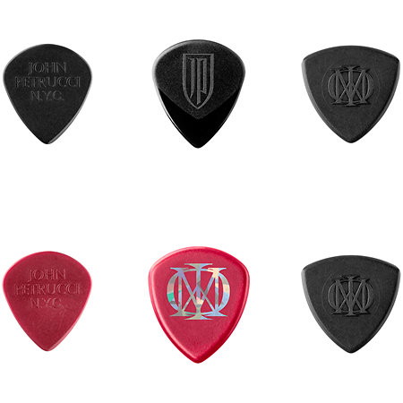 Dunlop PVP119 Variety Pack John Petrucci Signature Player's Pack de 6