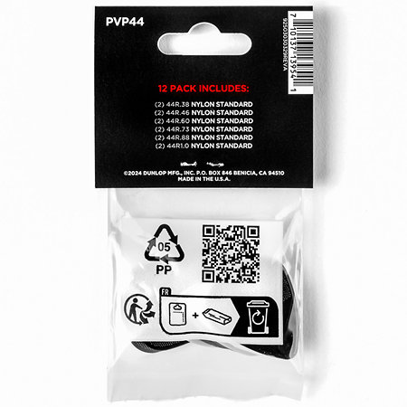 PVP44 Nylon Variety Pack Sachet de 12 Dunlop