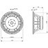 12FW88 8 Ohm B&C Speakers