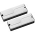 PRF-M38-SR2 Set Neck/Bridge Fluence Modern Humbucker 8 Cordes Brushed Stainless Fishman