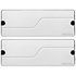 PRF-M38-SR2 Set Neck/Bridge Fluence Modern Humbucker 8 Cordes Brushed Stainless Fishman