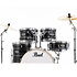 Export fusion 20" 5 fûts Graphite Silver Twist EXX705NBRC-778 + Pack de cymbales Sabian SBR Pearl