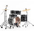 Export fusion 20" 5 fûts Graphite Silver Twist EXX705NBRC-778 + Pack de cymbales Sabian SBR Pearl