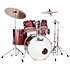 Export Rock 22'' 5 fûts Black Cherry Glitter EXX725BRC-704 + Pack de cymbales Sabian SBR Pearl