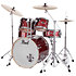 Export Rock 22'' 5 fûts Black Cherry Glitter EXX725BRC-704 + Pack de cymbales Sabian SBR Pearl