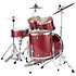 Export Rock 22'' 5 fûts Black Cherry Glitter EXX725BRC-704 + Pack de cymbales Sabian SBR Pearl
