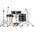 Export Rock Stage 22'' 5 fûts Graphite Silver Twist EXX725SBRC-778 + Pack de cymbales Sabian SBR Pearl