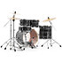 Export Rock Stage 22'' 5 fûts Graphite Silver Twist EXX725SBRC-778 + Pack de cymbales Sabian SBR Pearl