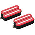PRF-MO6-SDN Set Neck/Bridge Fluence Open Core Modern Humbucker 6 Cordes Red with Nickel Blades Fishman