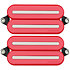 PRF-MO6-SDN Set Neck/Bridge Fluence Open Core Modern Humbucker 6 Cordes Red with Nickel Blades Fishman