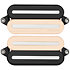 PRF-MO6-SVN Set Neck/Bridge Fluence Open Core Modern Humbucker 6 Cordes Reverse Zebra Nickel Blades Fishman