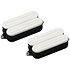 PRF-MO6-SWN Set Neck/Bridge Fluence Open Core Modern Humbucker 6 Cordes White with Nickel Blades Fishman