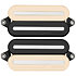 PRF-MO6-SZN Set Neck/Bridge Fluence Open Core Modern Humbucker 6 Cordes Zebra with Nickel Blades Fishman