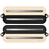 PRF-MO8-SZB Set Neck/Bridge Fluence Open Core Modern Humbucker 8 Cordes Zebra with Black Nickel Blades Fishman