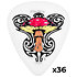 BL36R10 Alan Forbes Blackline Shroom 1,00 mm Sachet de 36 Dunlop