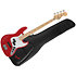 Japan Hybrid II Jazz Bass PJ MN 2024 Modena Red + Housse Fender