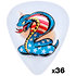 BL47R10 Dirty Donny American Cobra 1,00 mm Sachet de 36 Dunlop