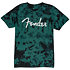 Spaghetti Logo Tie-Dye T-Shirt Blue L Fender