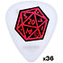 BL50R73 Dirty Donny Icosahedron 0,73 mm Sachet de 36 Dunlop