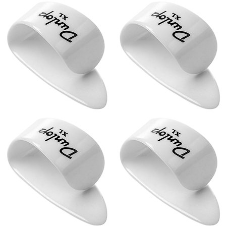 Dunlop 9004P Onglet pouces Blancs XL Sachet de 4