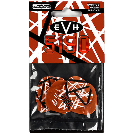 EVHR08 EVH 5150 Max Grip 0,60 mm Sachet de 24 Dunlop