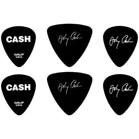 Dunlop JCPT03M Johnny Cash Signature Medium Boîte de 6