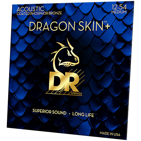 DR Strings Dragon Skin Phosphore Bronze acoustique guitar Light 12-54