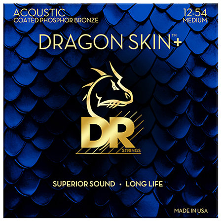 DR Strings Dragon Skin Phosphore Bronze acoustique guitar Light 12-54