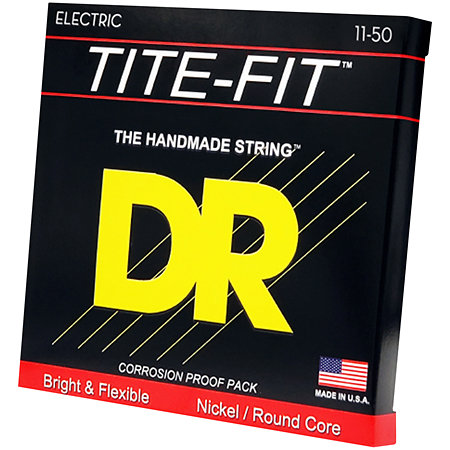 DR Strings EH 11 Tite Fit Nickel Plated electric guitar Heavy 11-50