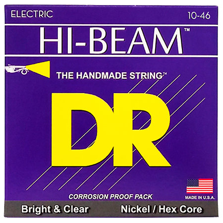 DR Strings MTR 10 Hi Beam Nickel Plated electric guitar Medium 10-46