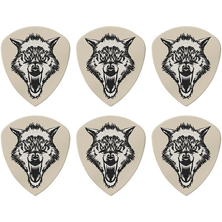 Dunlop PH122P073 White Fang 0,73 mm Player's Pack de 6