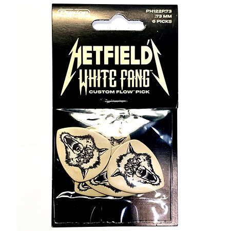 PH122P073 White Fang 0,73 mm Player's Pack de 6 Dunlop