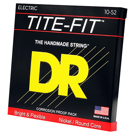 BT 10 Tite Fit Nickel Plated electric guitar Medium à Heavy 10-52 DR Strings