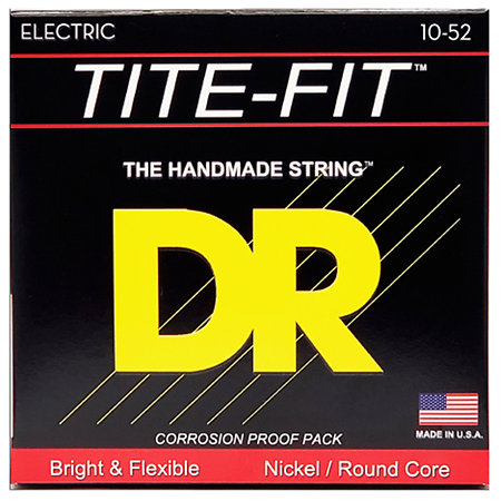 BT 10 Tite Fit Nickel Plated electric guitar Medium à Heavy 10-52 DR Strings