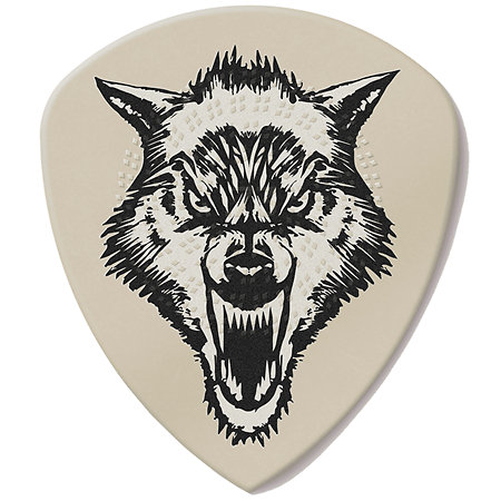 Dunlop PH122T073 Médiator White Fang 0,73 mm Boîte de 6