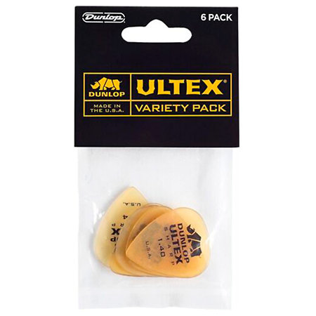PVP109 Médiator Ultex Variety Pack Sachet de 6 Dunlop