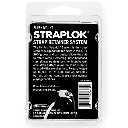 SLS1401 Straplok allongé Nickel (lot de 2) Dunlop