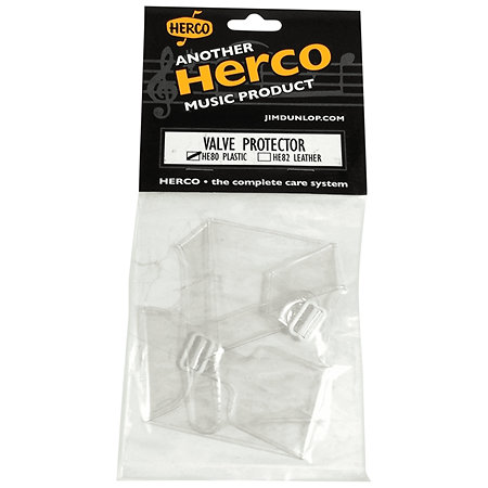 Herco HE80 Protège-pistons pour trompette en plastique Transparent