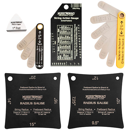 MusicNomad MN604 Kit de cale pour réglage Set de 6