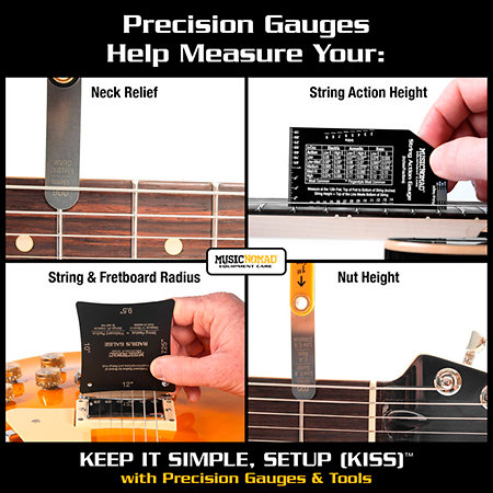 MN604 Kit de cale pour réglage Set de 6 MusicNomad