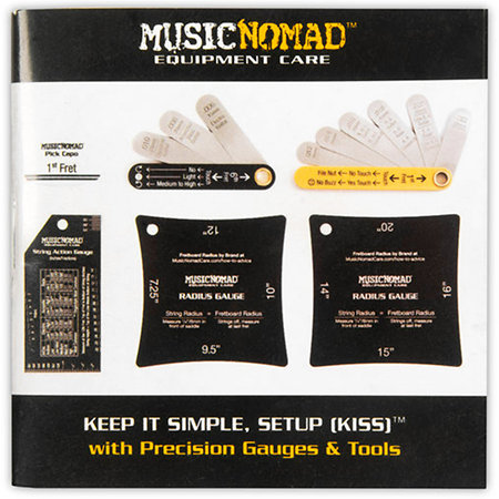 MN604 Kit de cale pour réglage Set de 6 MusicNomad