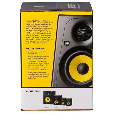 Kreate 5 (La paire) + Supports Hauts Krk