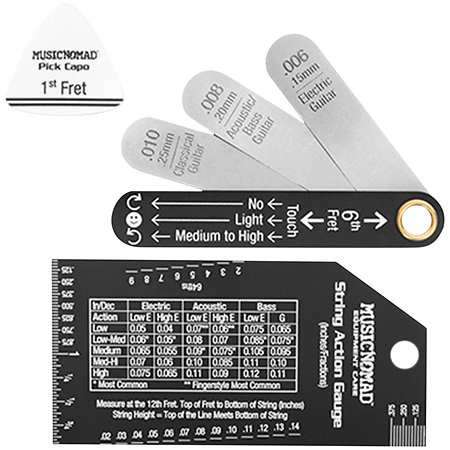MusicNomad Kit de réglage pour truss rod et l'action des cordes livré avec MN600 et MN602