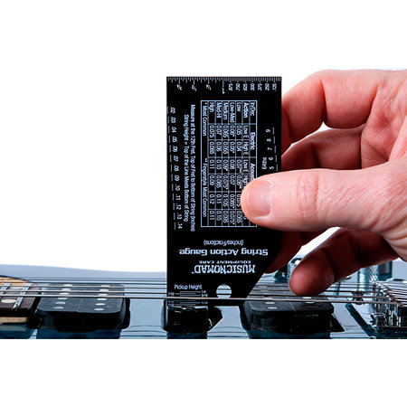 MN602 Règle de mesure de l'action des cordes MusicNomad